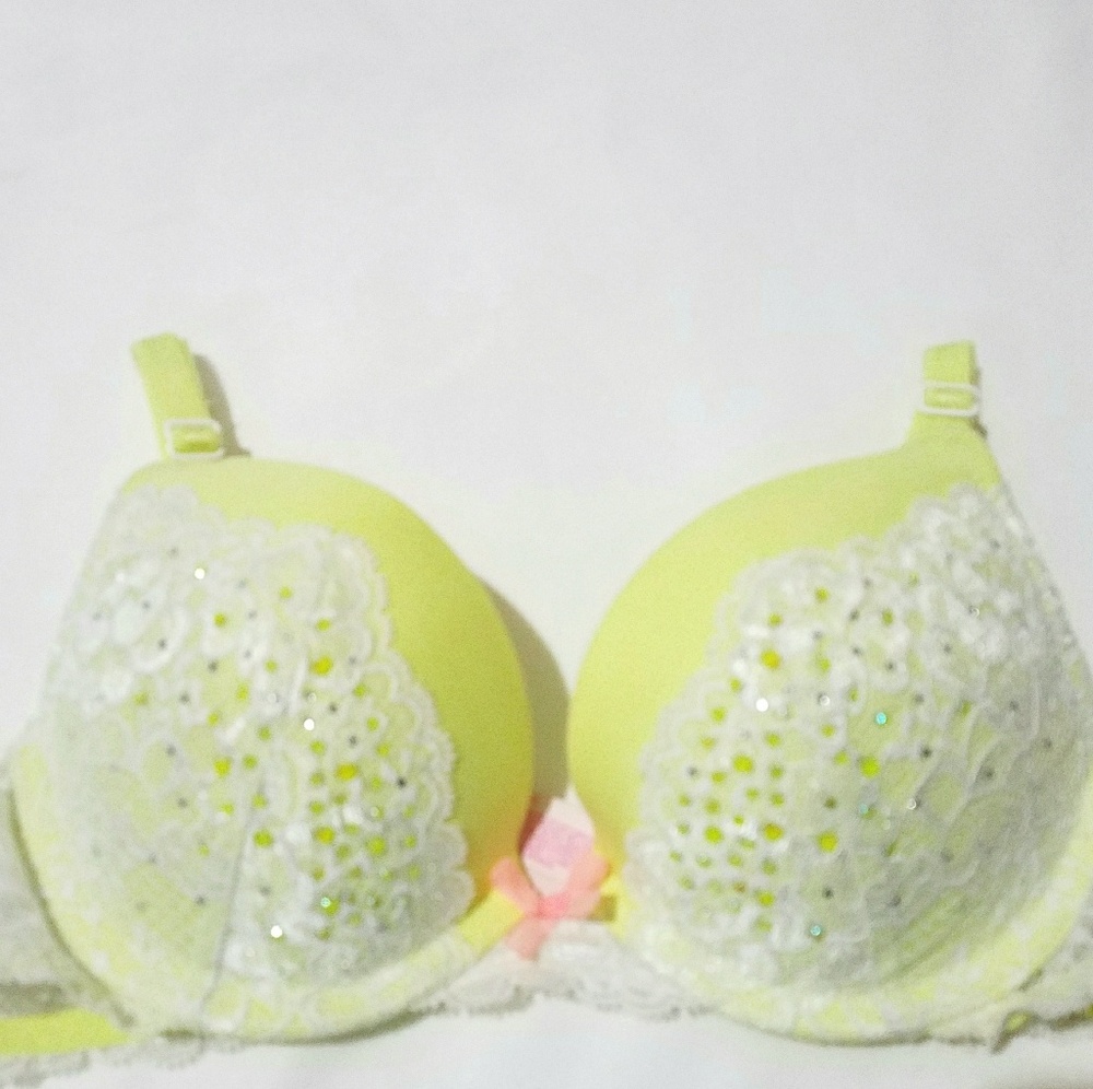 VS Dream Angels yellow bling padded pushup